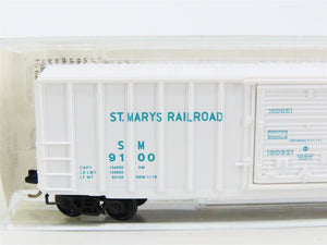 N Scale Kadee Micro-Trains MTL 25300 SM St. Marys 50' Rib Side Box Car #9100