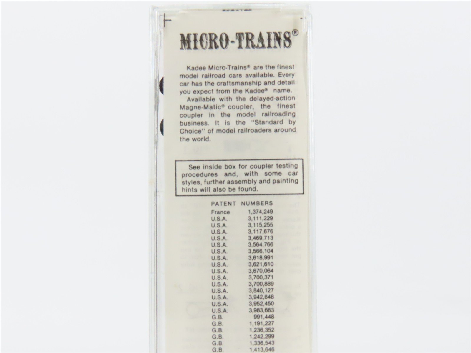 N Scale Kadee Micro-Trains MTL 25300 SM St. Marys 50' Rib Side Box Car #9100