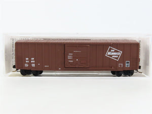 N Scale Micro-Trains MTL 25310 MILW Milwaukee Road 50' Rib Side Box Car #50851
