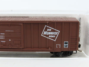 N Scale Micro-Trains MTL 25310 MILW Milwaukee Road 50' Rib Side Box Car #50851