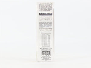 N Scale Micro-Trains MTL 25310 MILW Milwaukee Road 50' Rib Side Box Car #50851