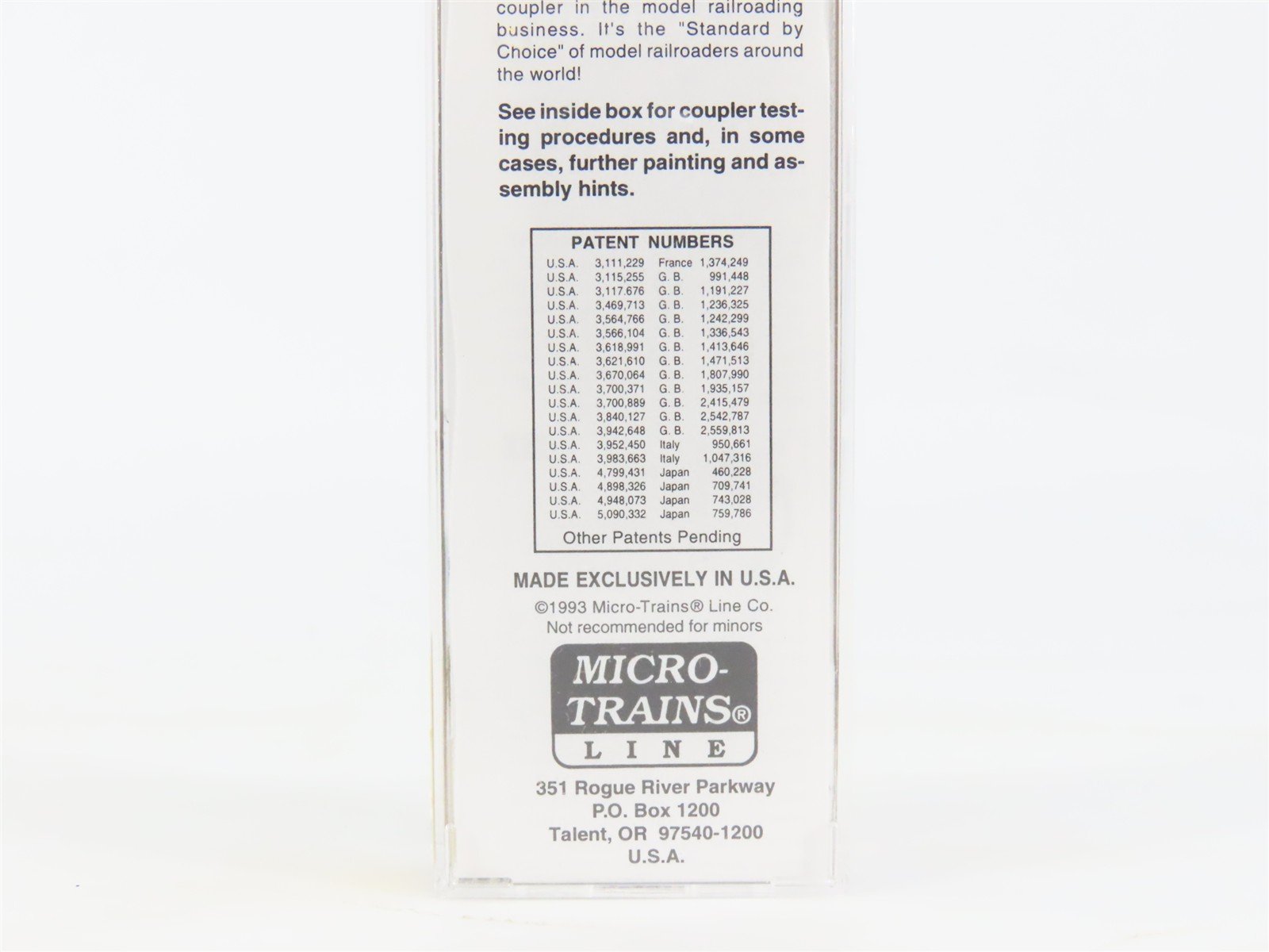 N Scale Micro-Trains MTL 25310 MILW Milwaukee Road 50' Rib Side Box Car #50851