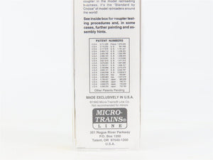 N Scale Micro-Trains MTL 25310 MILW Milwaukee Road 50' Rib Side Box Car #50851