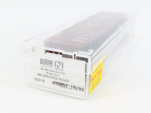 N Scale Micro-Trains MTL 25310 MILW Milwaukee Road 50' Rib Side Box Car #50851