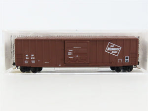 N Scale Micro-Trains MTL 25310 MILW Milwaukee Road 50' Rib Side Box Car #50851