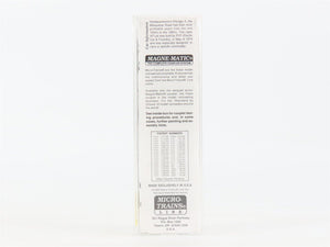 N Scale Micro-Trains MTL 25310 MILW Milwaukee Road 50' Rib Side Box Car #50851