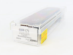 N Scale Micro-Trains MTL 25310 MILW Milwaukee Road 50' Rib Side Box Car #50851