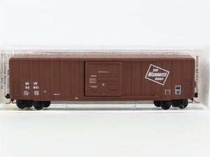 N Scale Micro-Trains MTL 25310 MILW Milwaukee Road 50' Rib Side Box Car #50851