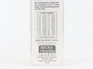 N Scale Micro-Trains MTL 25310 MILW Milwaukee Road 50' Rib Side Box Car #50851