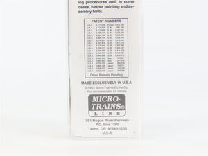 N Scale Micro-Trains MTL 25310 MILW Milwaukee Road 50' Rib Side Box Car #50851