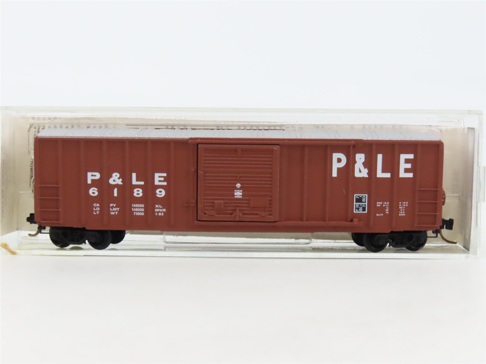 N Kadee Micro-Trains MTL 25290 P&LE Pittsburgh & Lake Erie 50' Box Car #6189