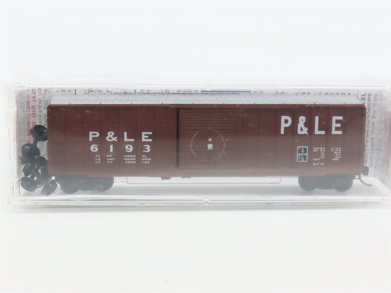 N Scale Micro-Trains MTL 25290 P&LE Pittsburgh & Lake Erie 50' Box Car #6193