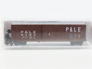N Scale Micro-Trains MTL 25290 P&LE Pittsburgh & Lake Erie 50' Box Car #6193