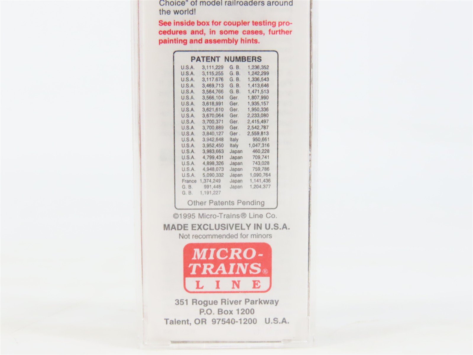 N Scale Micro-Trains MTL 25540 SM St. Marys 50' Rib Side Box Car #4209
