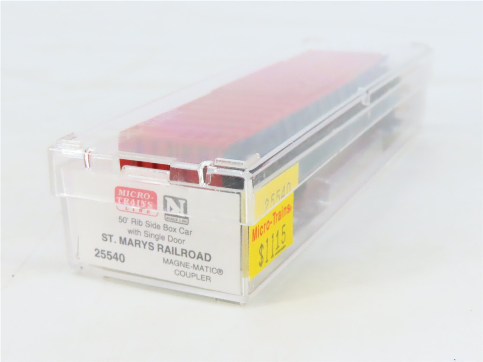 N Scale Micro-Trains MTL 25540 SM St. Marys 50' Rib Side Box Car #4209
