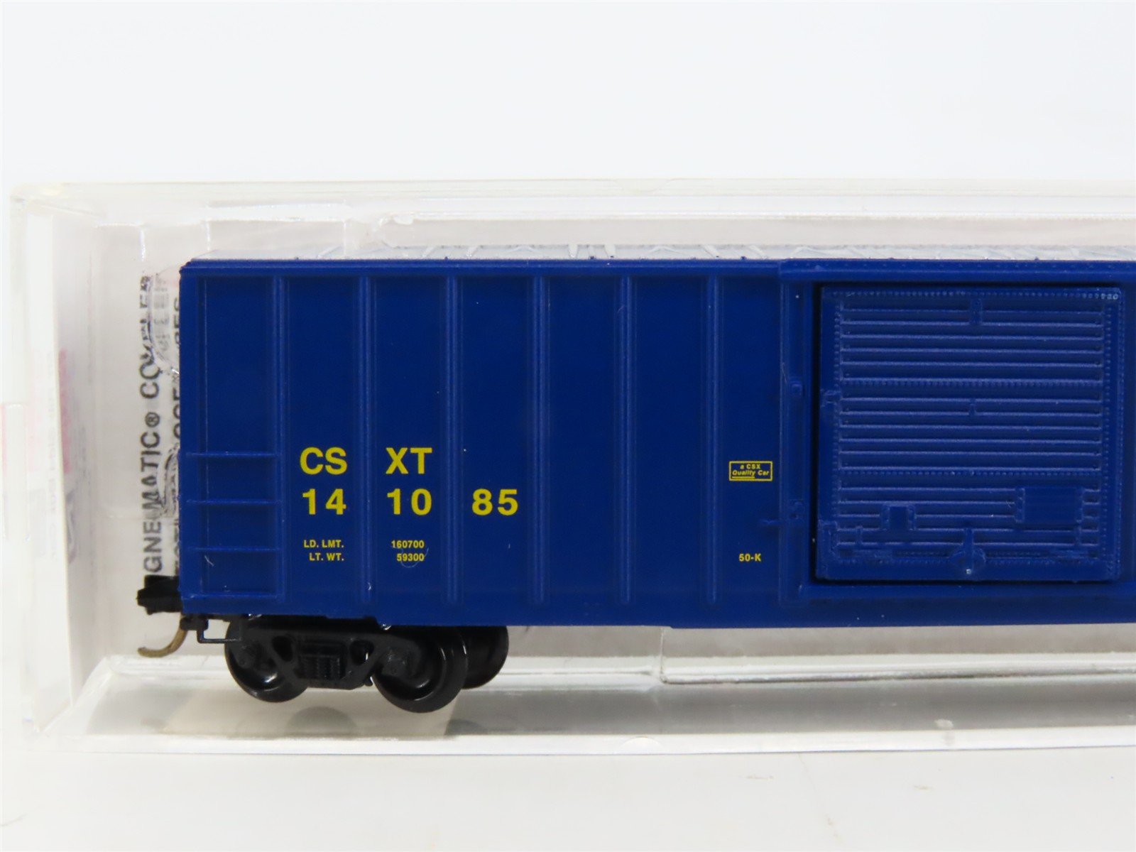 N Scale Micro-Trains MTL 25550/3 CSXT CSX 50' Rib Side Single Door Boxcar 141085