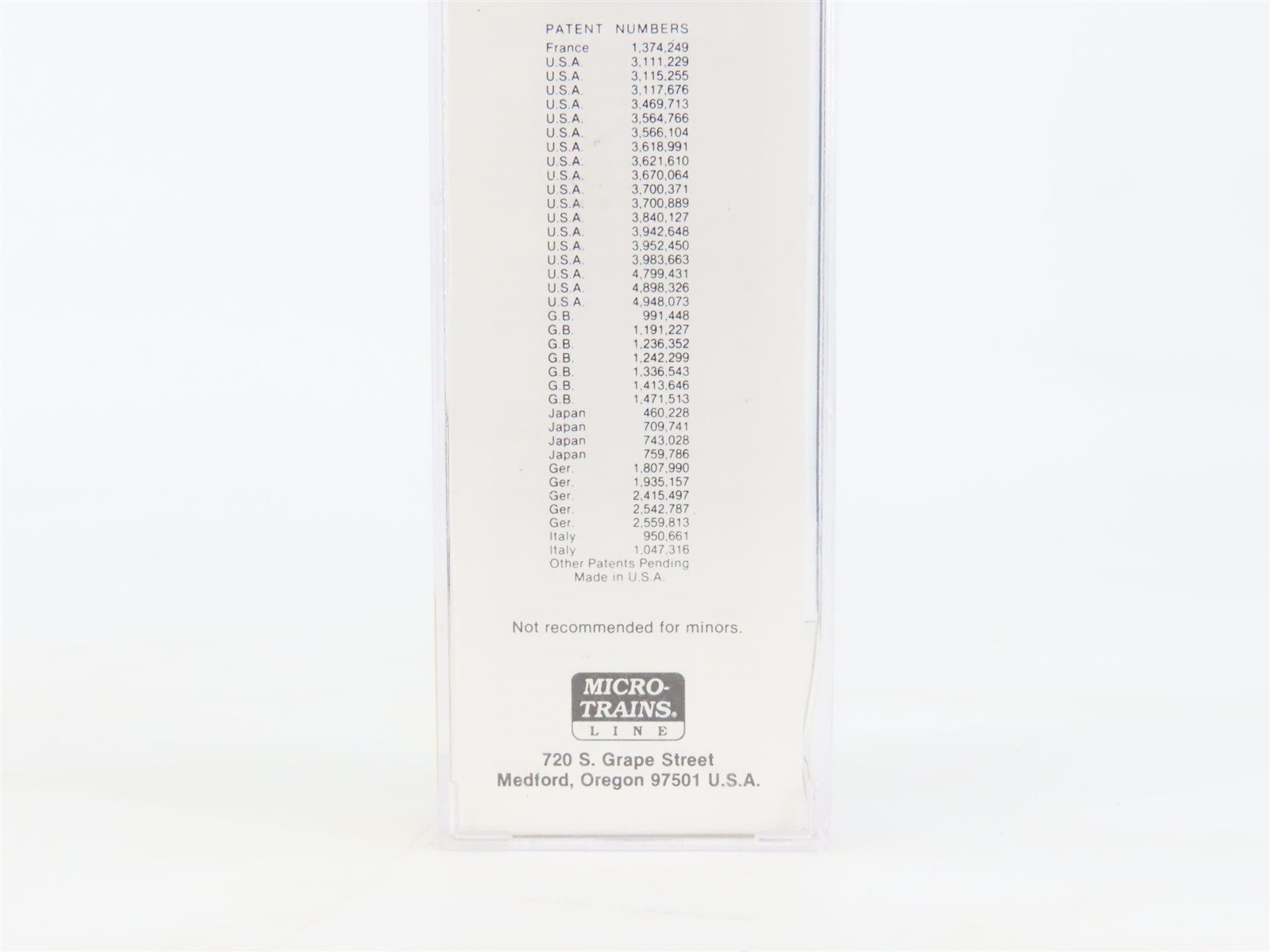 N Scale Micro-Trains MTL 21160 NH State Of Maine 40' Plug Door Box Car #45004