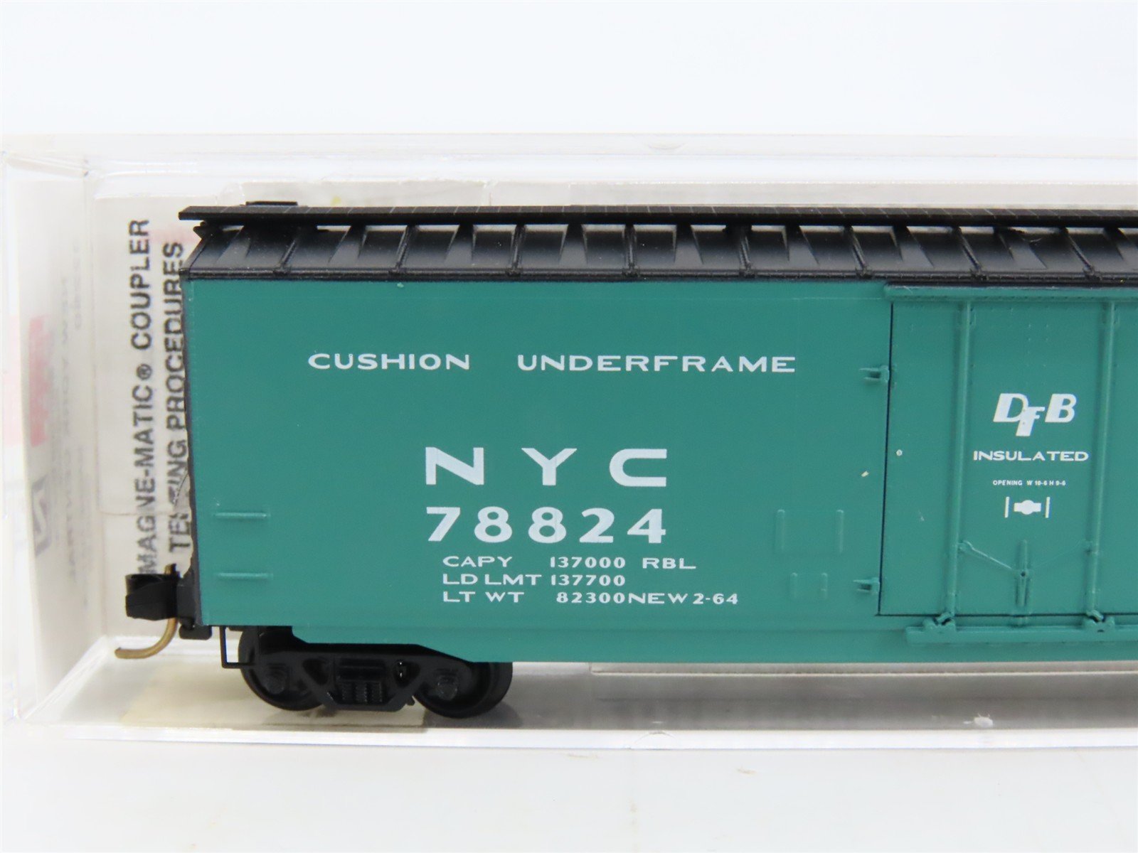 N Scale Micro-Trains MTL 32250 NYC New York Central System 50' Box Car #78824