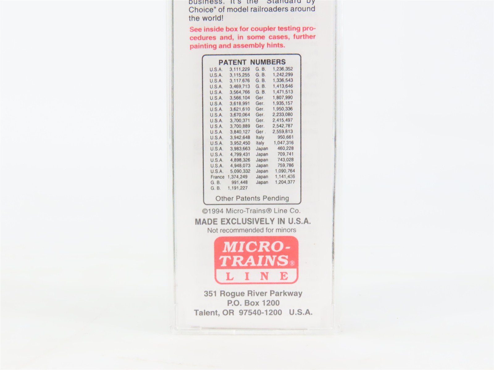N Scale Micro-Trains MTL 32320 RDG Reading 50' Plug Door Box Car #17059