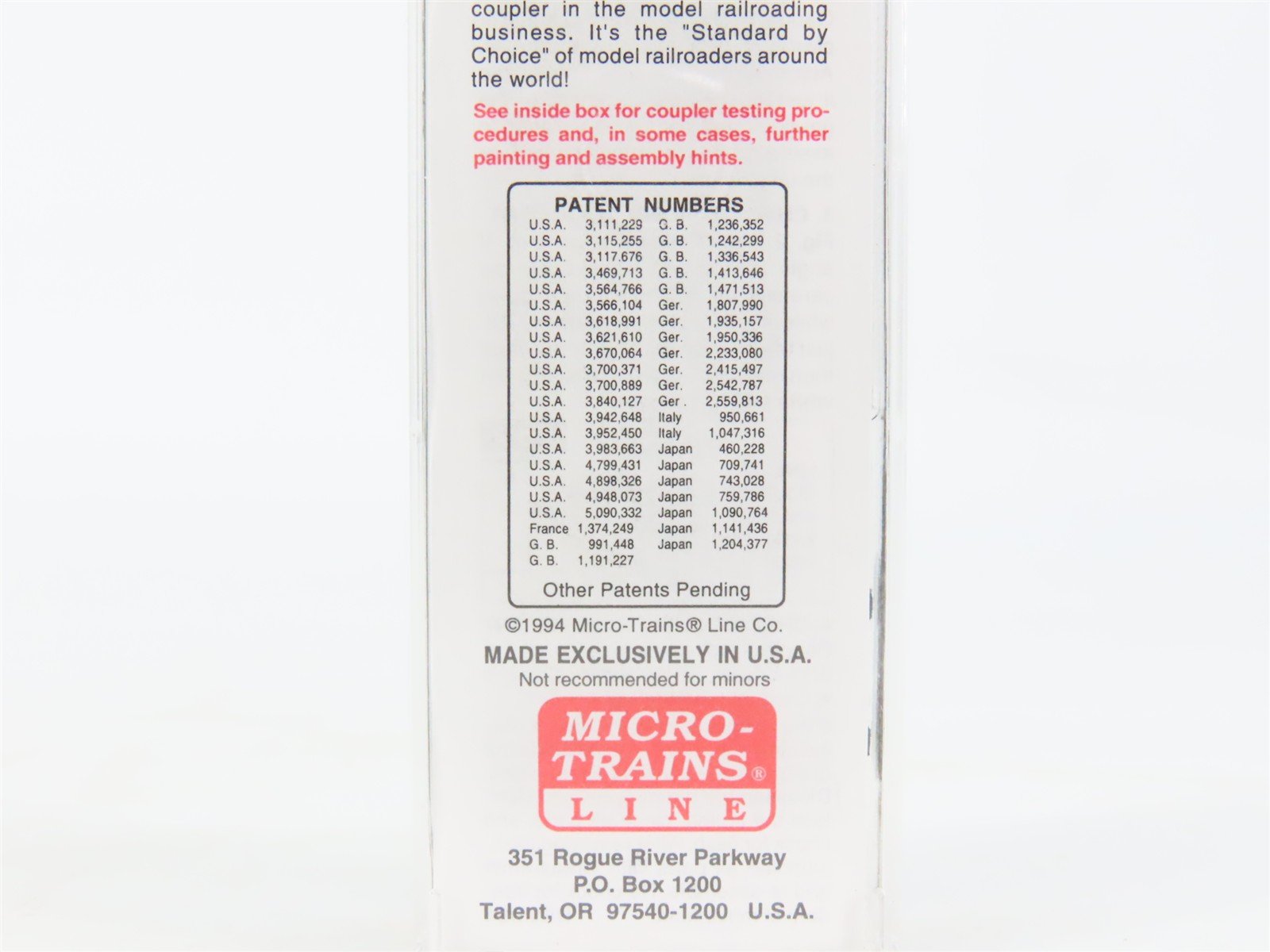 N Scale Micro-Trains MTL 32320 RDG Reading 50' Plug Door Box Car #17059