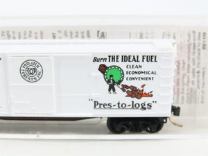 N Micro-Trains MTL 42060 Potlatch Lumber Co. Pres-to-logs 40' Wood Box Car #424