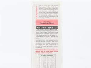 N Micro-Trains MTL 42060 Potlatch Lumber Co. Pres-to-logs 40' Wood Box Car #424