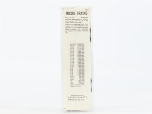 N Scale Kadee Micro-Trains MTL 28000 Dimensional Data 40' Single Door Box Car