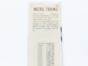 N Scale Kadee Micro-Trains MTL 28000 Dimensional Data 40' Single Door Box Car