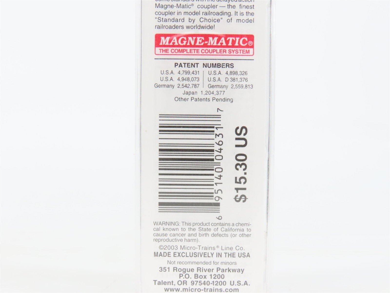 N Scale Micro-Trains MTL 20350 NH New Haven 40' Single Door Box Car #36438