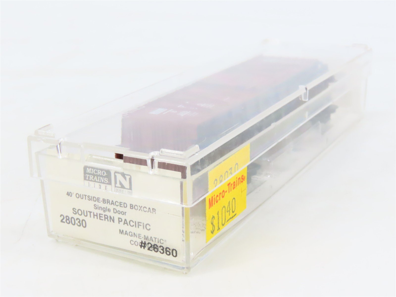N Scale Micro-Trains MTL 28030 SP Southern Pacific 40' Single Door Boxcar #26360