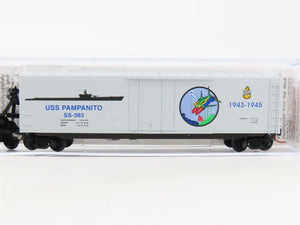 N Micro-Trains MTL 03800403 Navy Series #3 USS Pampanito 50' Box Car #SS-383