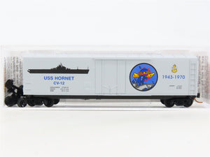 N Scale Micro-Trains MTL 03800402 Navy Series #2 USS Hornet 50' Box Car #CV-12