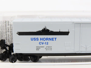 N Scale Micro-Trains MTL 03800402 Navy Series #2 USS Hornet 50' Box Car #CV-12