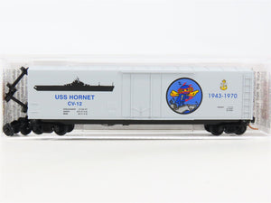 N Scale Micro-Trains MTL 03800402 Navy Series #2 USS Hornet 50' Box Car #CV-12