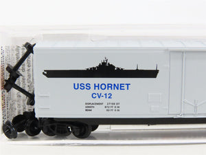 N Scale Micro-Trains MTL 03800402 Navy Series #2 USS Hornet 50' Box Car #CV-12
