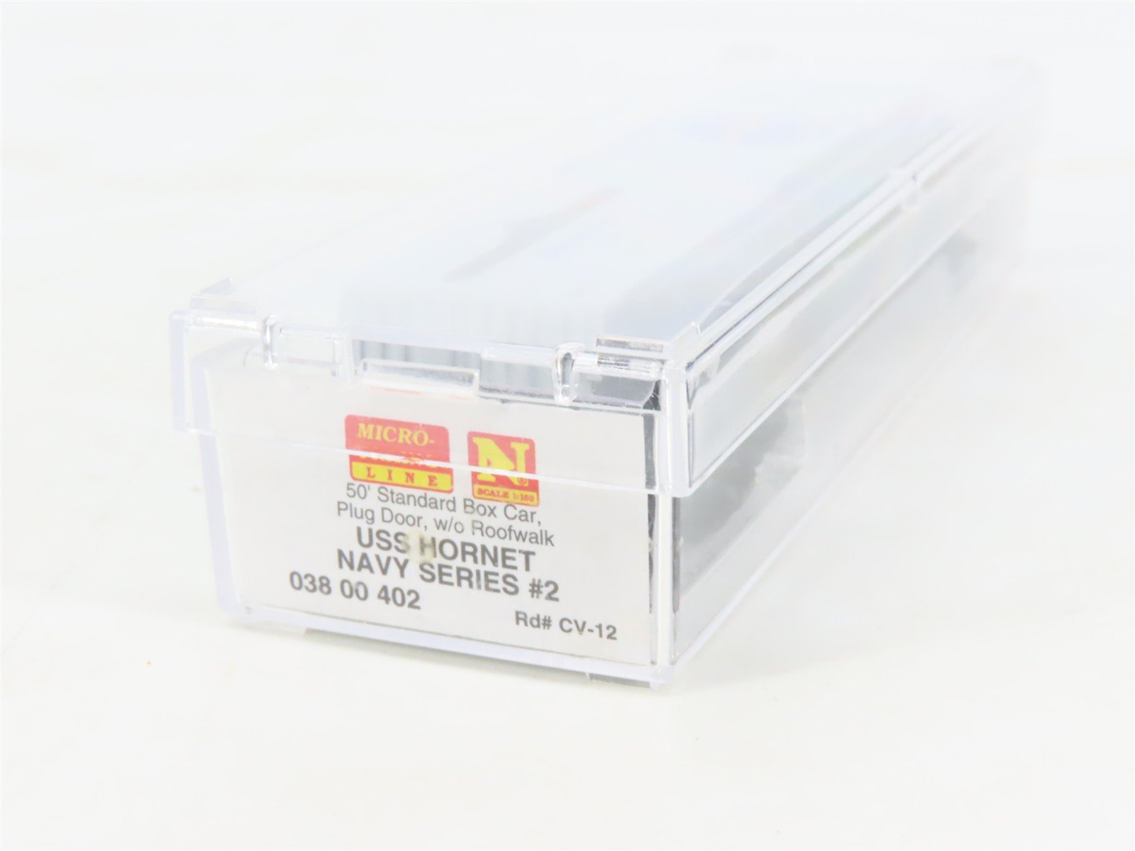 N Scale Micro-Trains MTL 03800402 Navy Series #2 USS Hornet 50' Box Car #CV-12