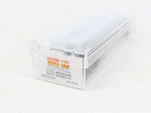 N Scale Micro-Trains MTL 03800401 Navy Series #1 USS Missouri 50' Box Car #BB-63