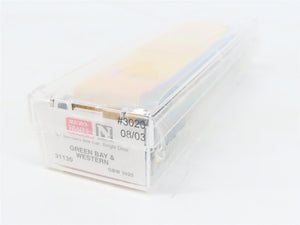 N Scale Micro-Trains MTL 31130 GBW Green Bay Route 50' Single Door Box Car #3020