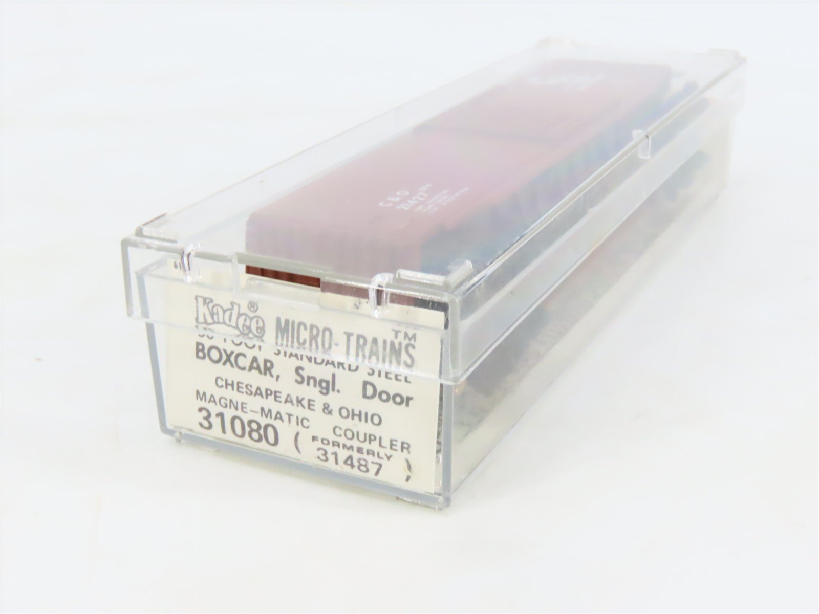 N Kadee Micro-Trains MTL 31080 C&O Chesapeake & Ohio Progress 50' Box Car #21427