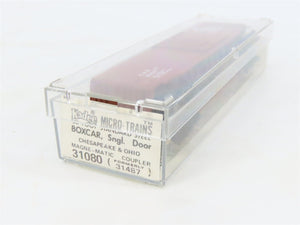 N Kadee Micro-Trains MTL 31080 C&O Chesapeake & Ohio Progress 50' Box Car #21427