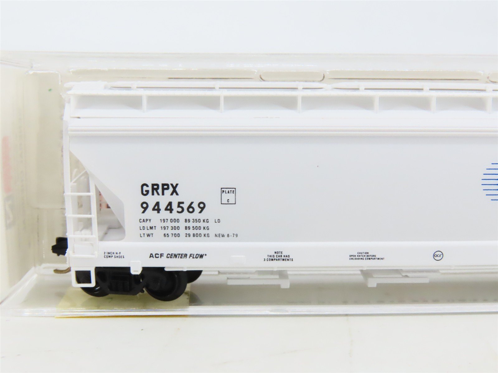 N Scale Micro-Trains MTL 94020 GRPX General Chemical 3-Bay Covered Hopper 944569