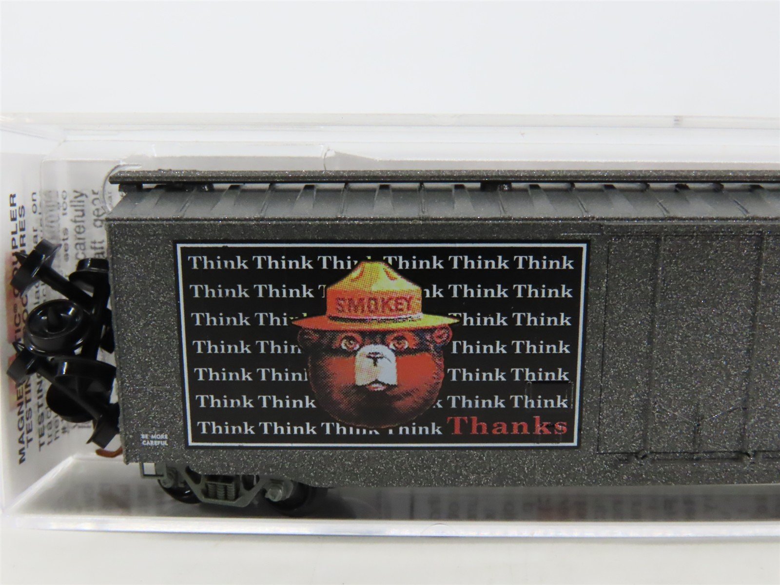 N Scale Micro-Trains MTL 03200406 SBX Smokey Bear 50' Plug Door Box Car #1982A