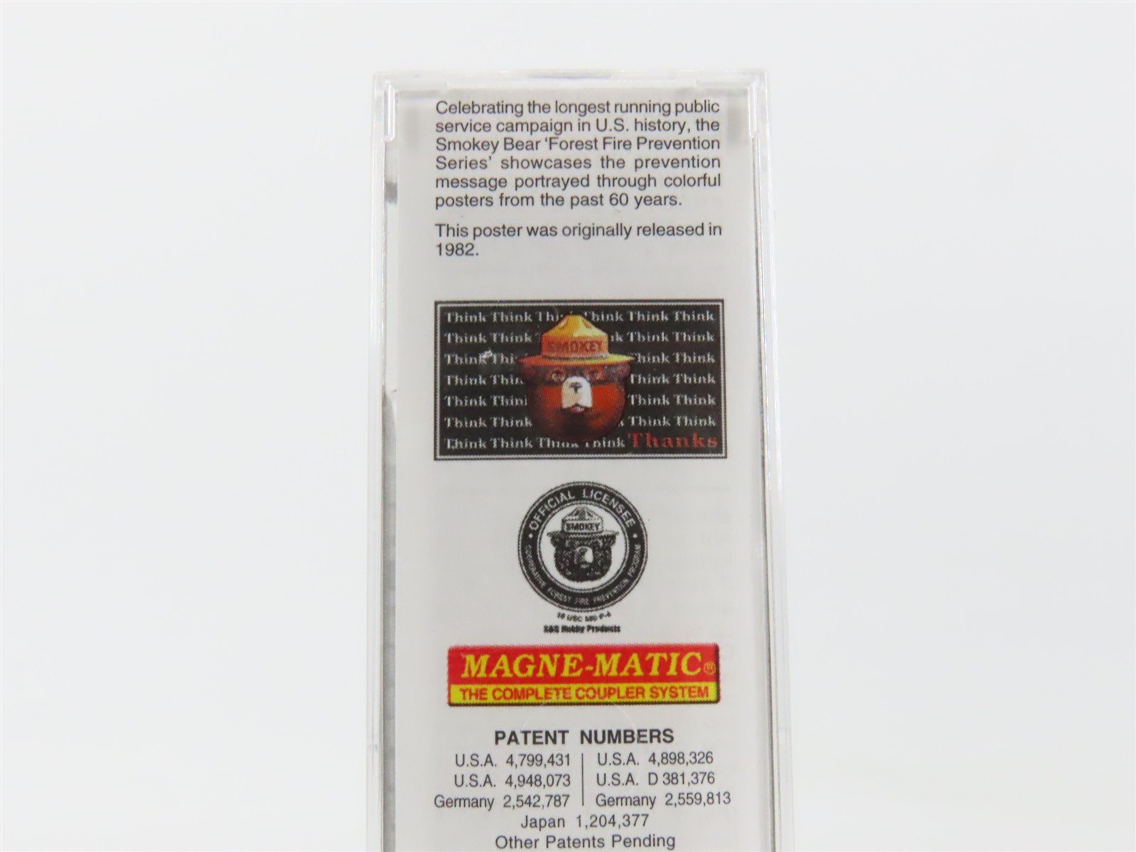 N Scale Micro-Trains MTL 03200406 SBX Smokey Bear 50' Plug Door Box Car #1982A