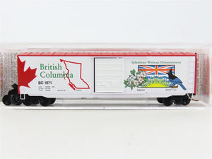 N Micro-Trains MTL 07700151 BC British Columbia Provincial 50' Box Car #1871