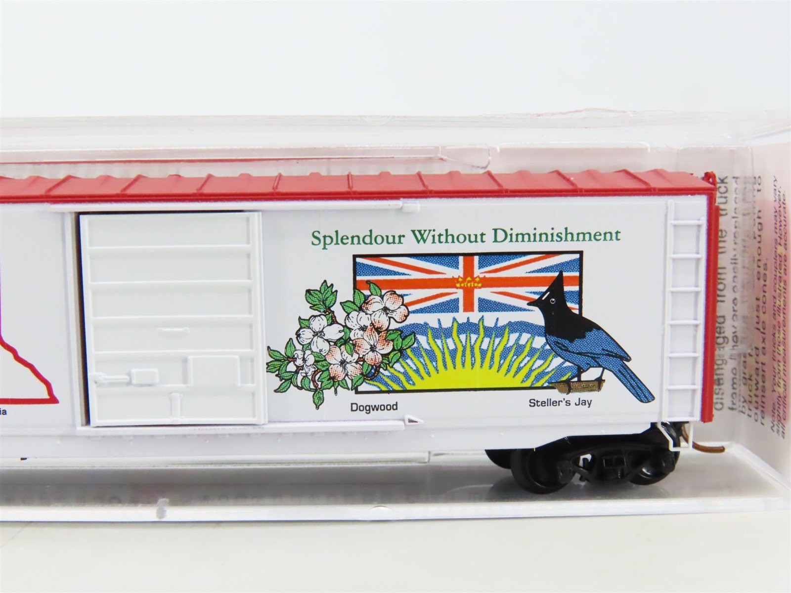 N Micro-Trains MTL 07700151 BC British Columbia Provincial 50' Box Car #1871