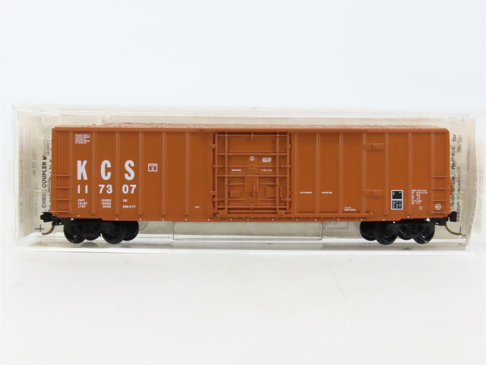 N Scale Micro-Trains MTL 27190 KCS Kansas City Southern 50' Box Car #117307