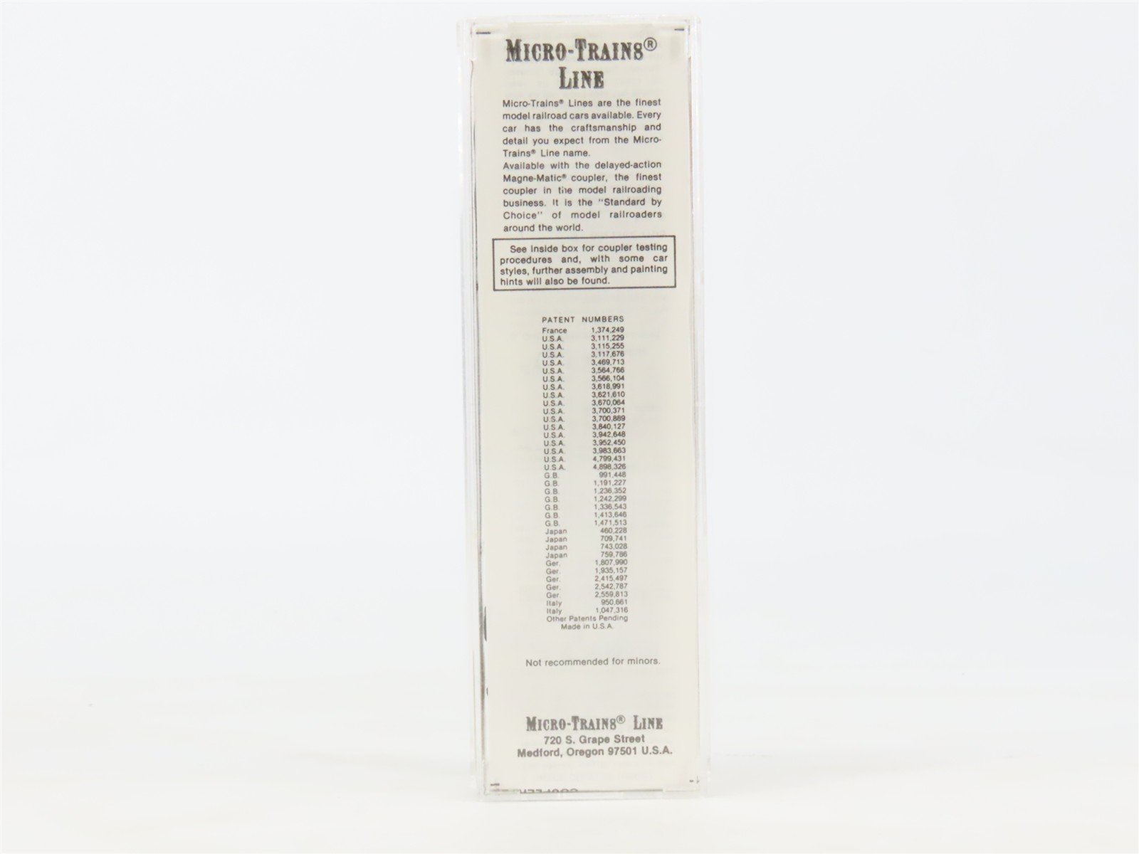 N Scale Micro-Trains MTL 27190 KCS Kansas City Southern 50' Box Car #117307