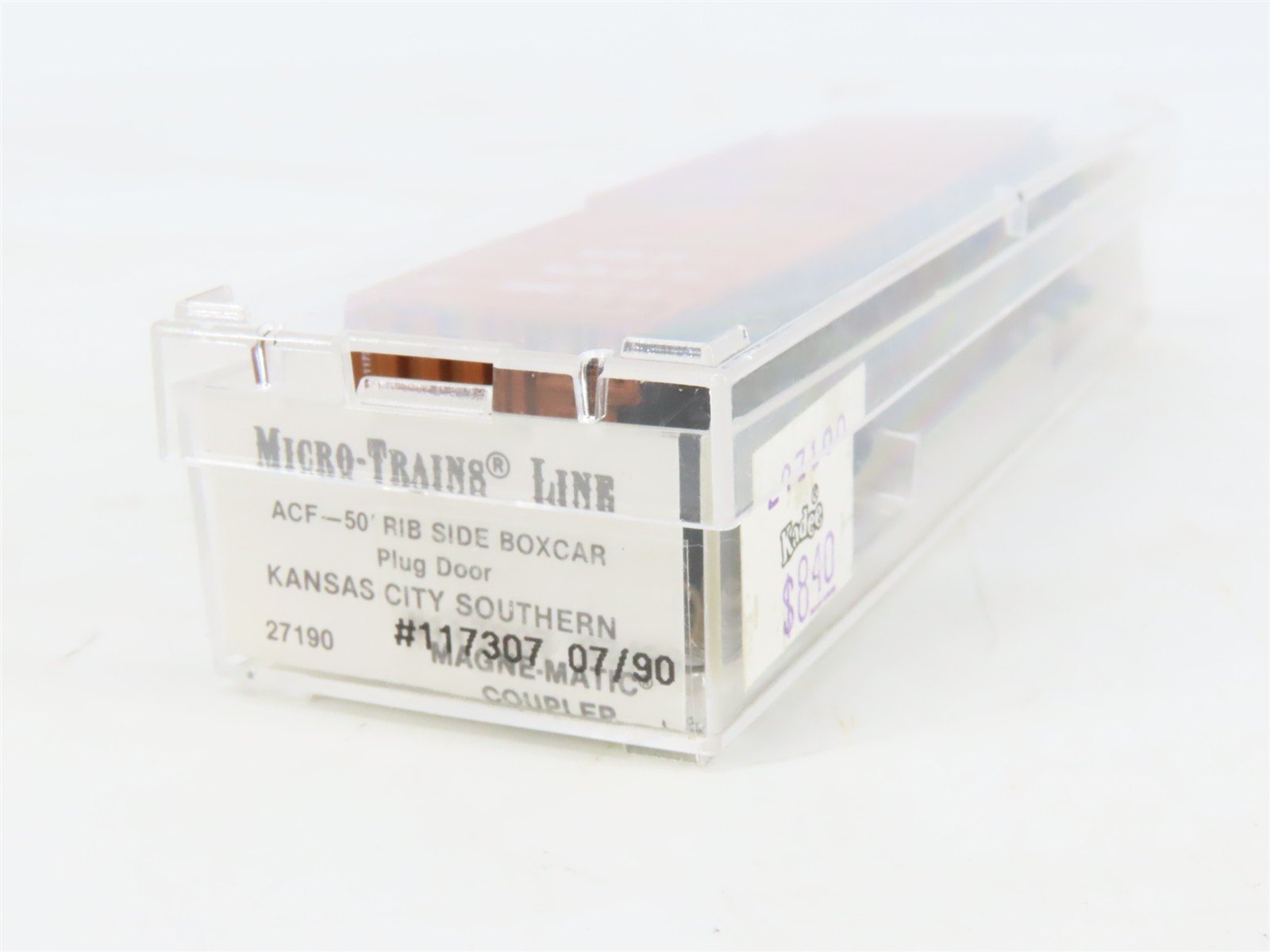 N Scale Micro-Trains MTL 27190 KCS Kansas City Southern 50' Box Car #117307