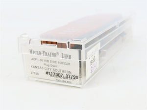 N Scale Micro-Trains MTL 27190 KCS Kansas City Southern 50' Box Car #117307