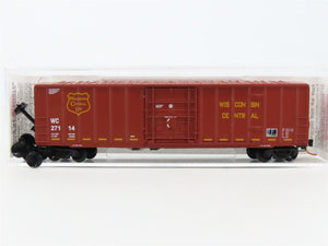 N Scale Micro-Trains MTL 27200 WC Wisconsin Central 50' Plug Door Box Car #27114